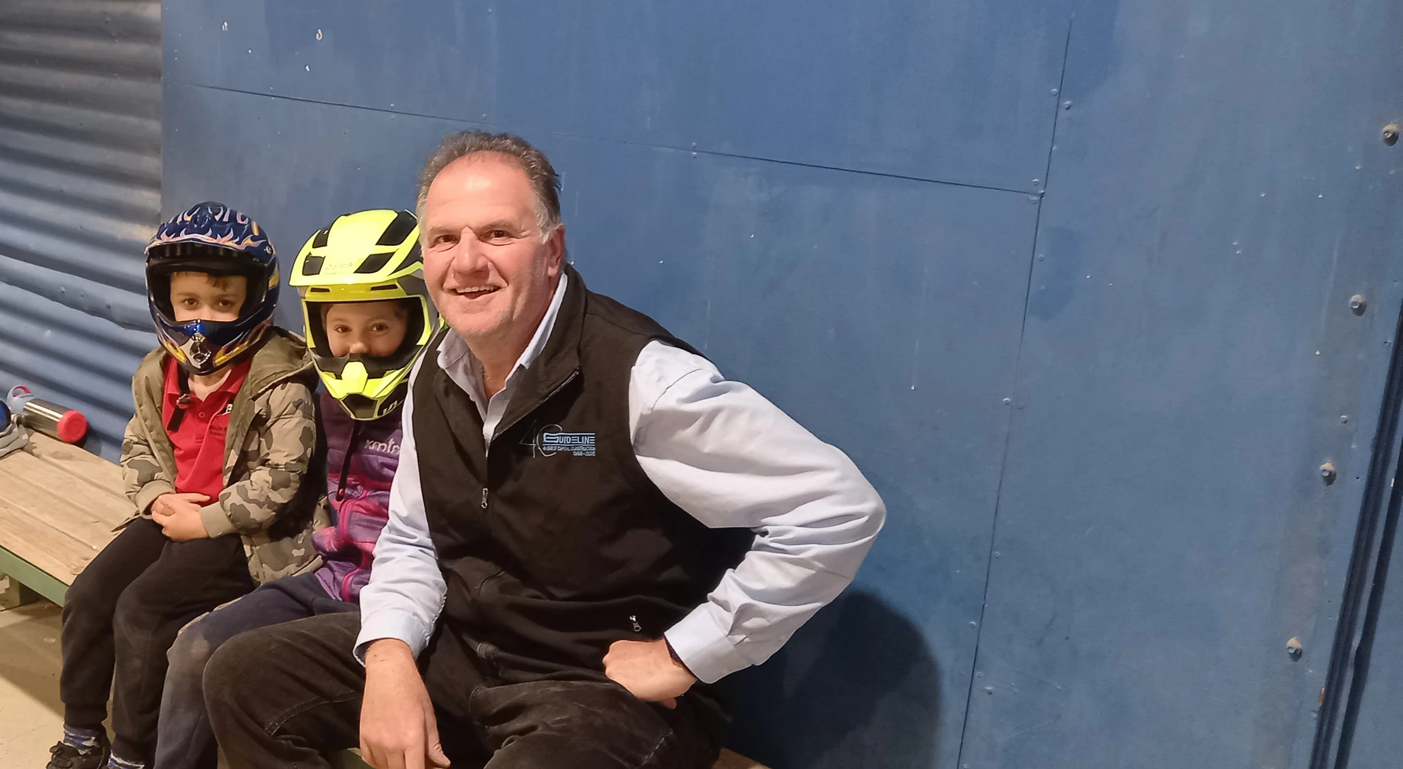 Canberra BMX Club volunteer Simon Mula