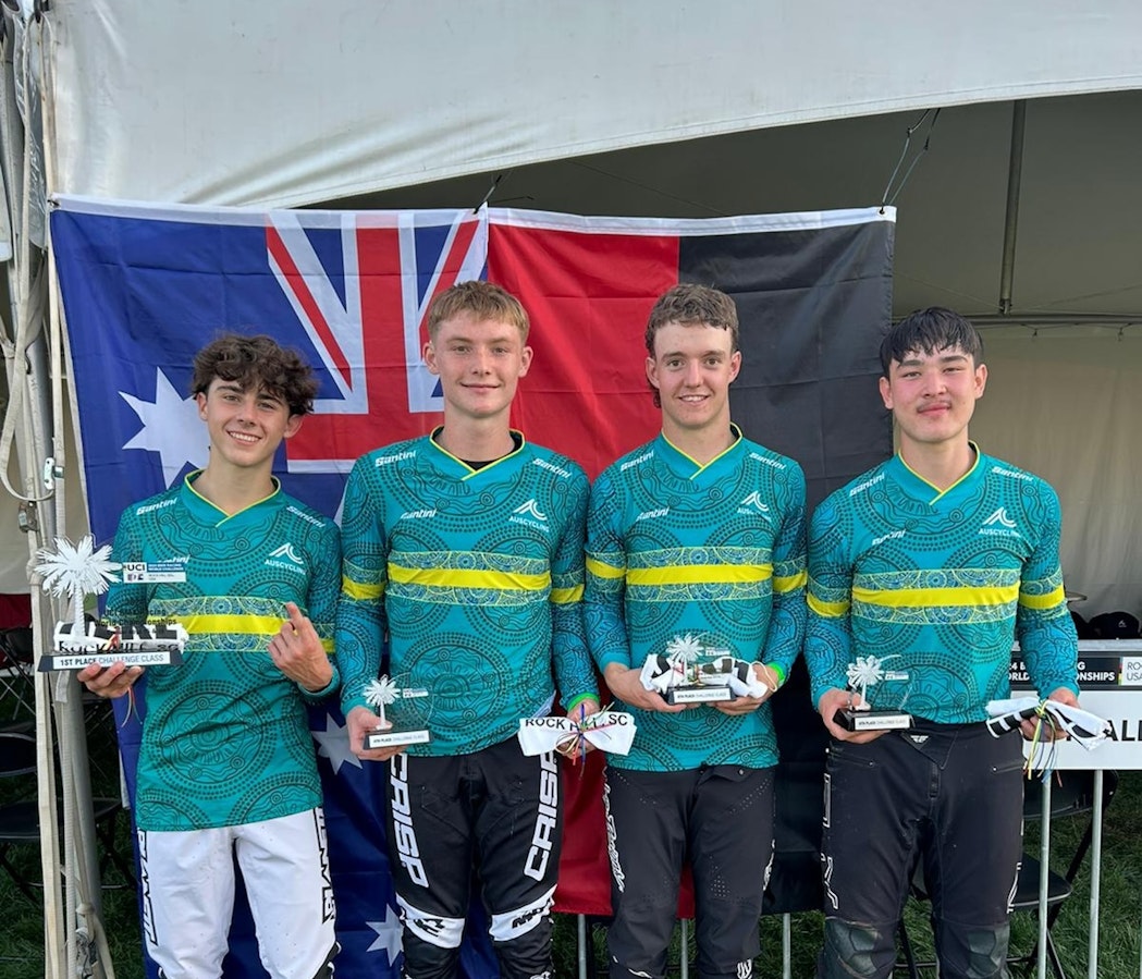 14 ‘W’ plates for Australia on opening day of 2024 UCI BMX World Challenge