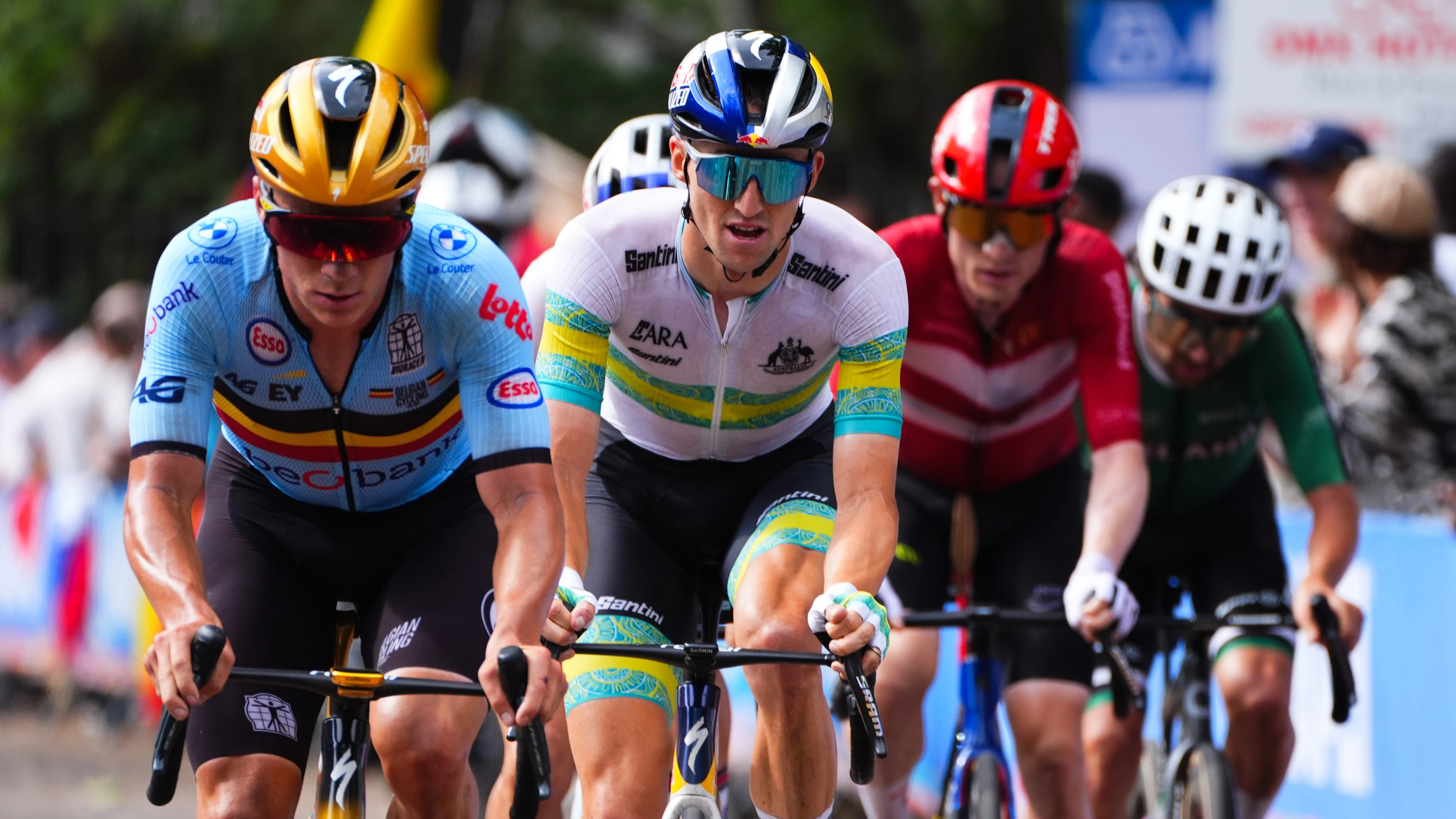 2025 UCI Road World Championships - Kigali Convention Centre, Kigali, Rwanda - Men Elite Road Race - Jai Hindley (Australia)