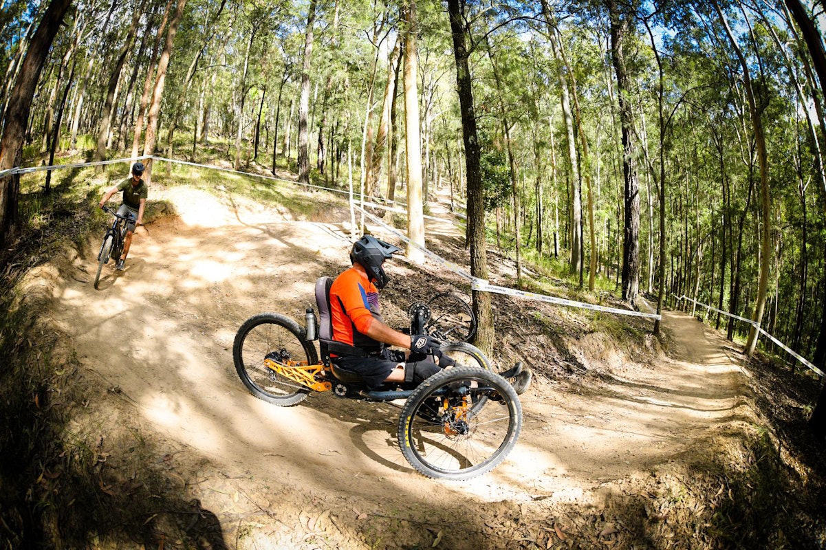 2024 Mountain Bike National Championships downhill adapative rider
