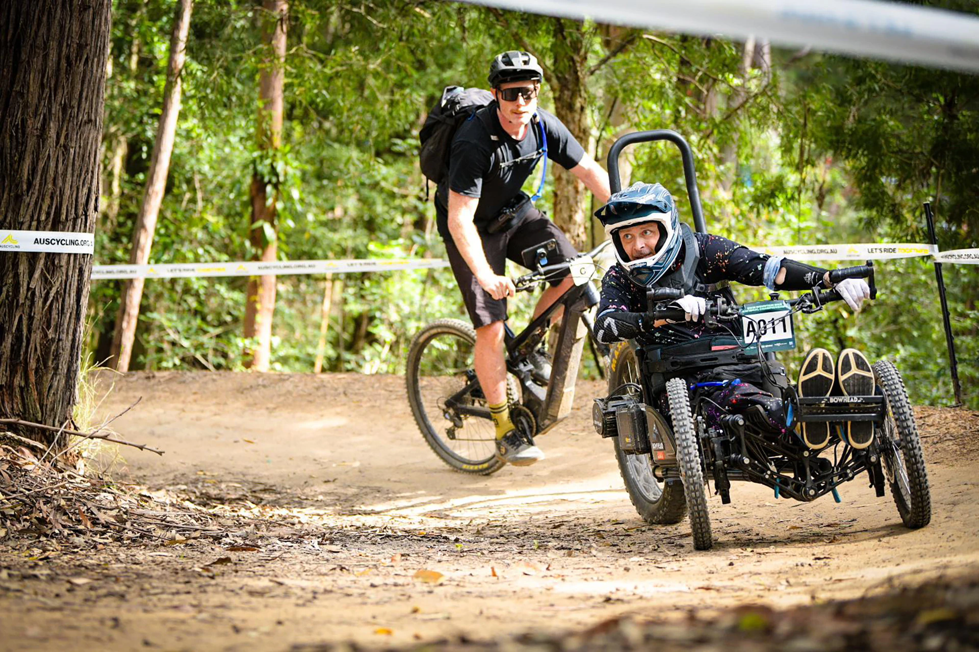 2024 Mountain Bike National Championships adaptive rider