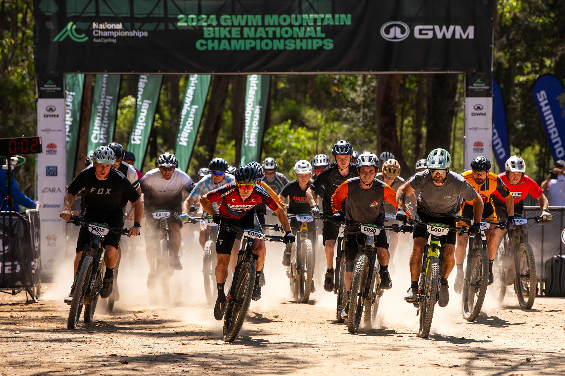 2024 Mountain Bike National Championships race start