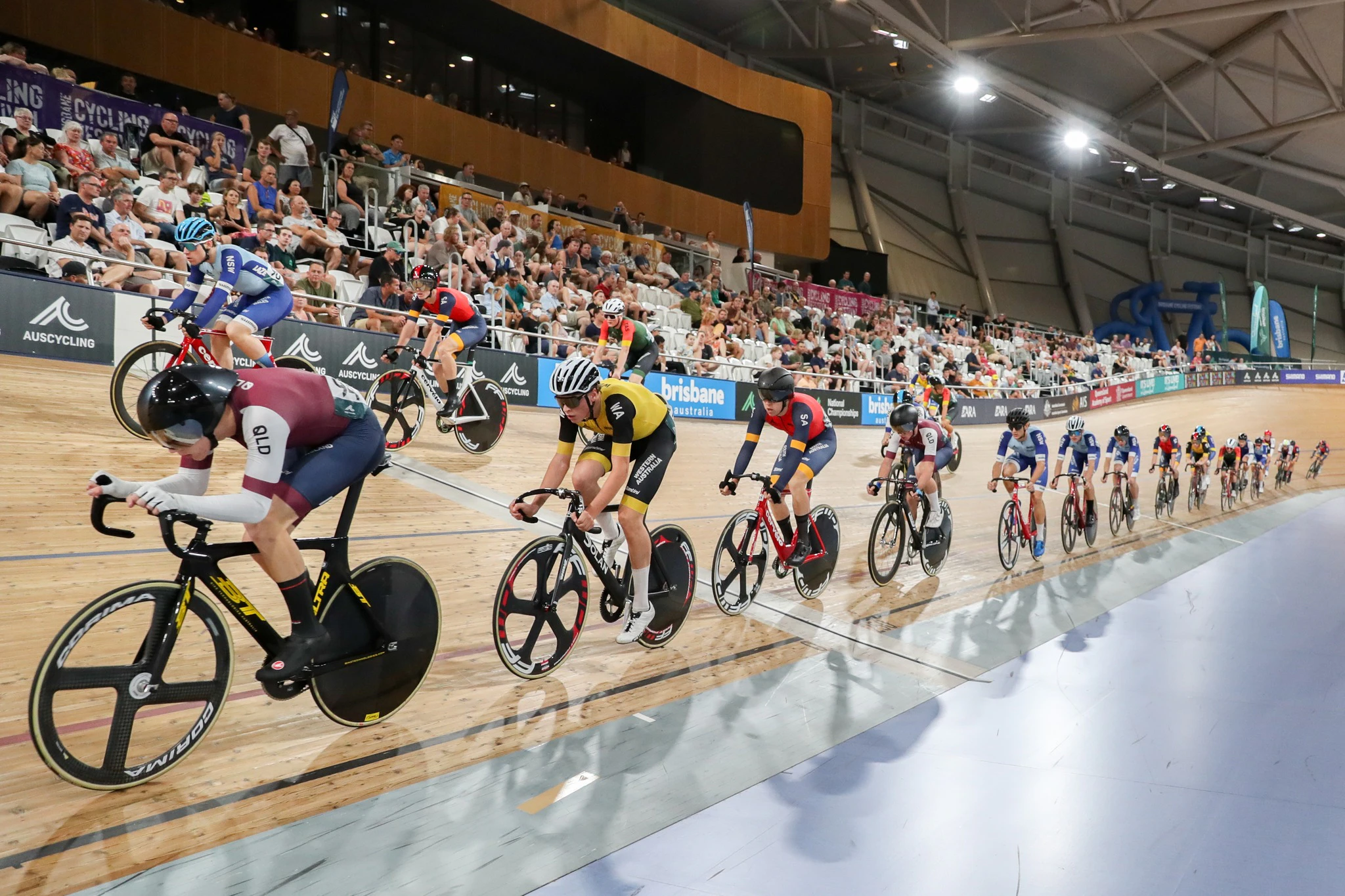 2024 AusCycling Track National Championships (U19 racing) at Anna Meares Velodrome, Brisbane. Picture: Mackenzie Sweetnam.