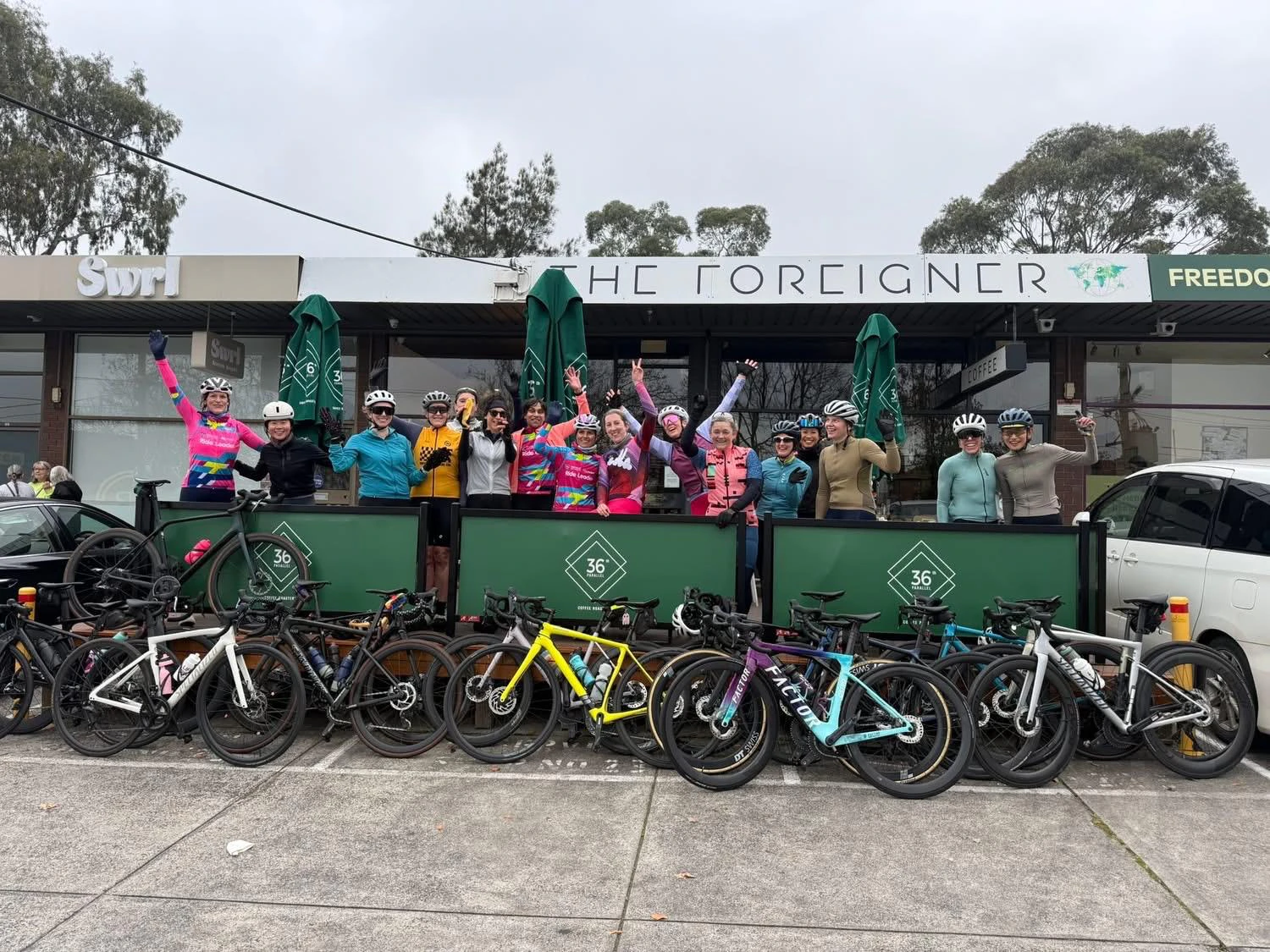 Hawthorn Cycling Club members taking part in the ShePeaks program. Picture: Supplied.