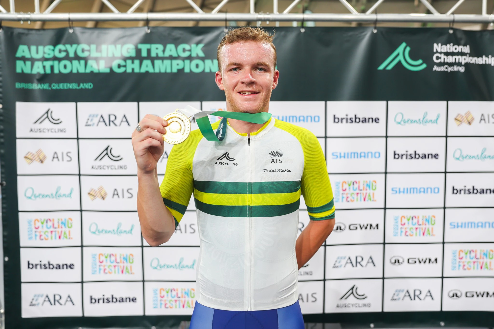 Kurt Eather - 2025 elite men's elimination race national champion at the 2025 AusCycling Track National Championships. Picture: Mackenzie Sweetnam