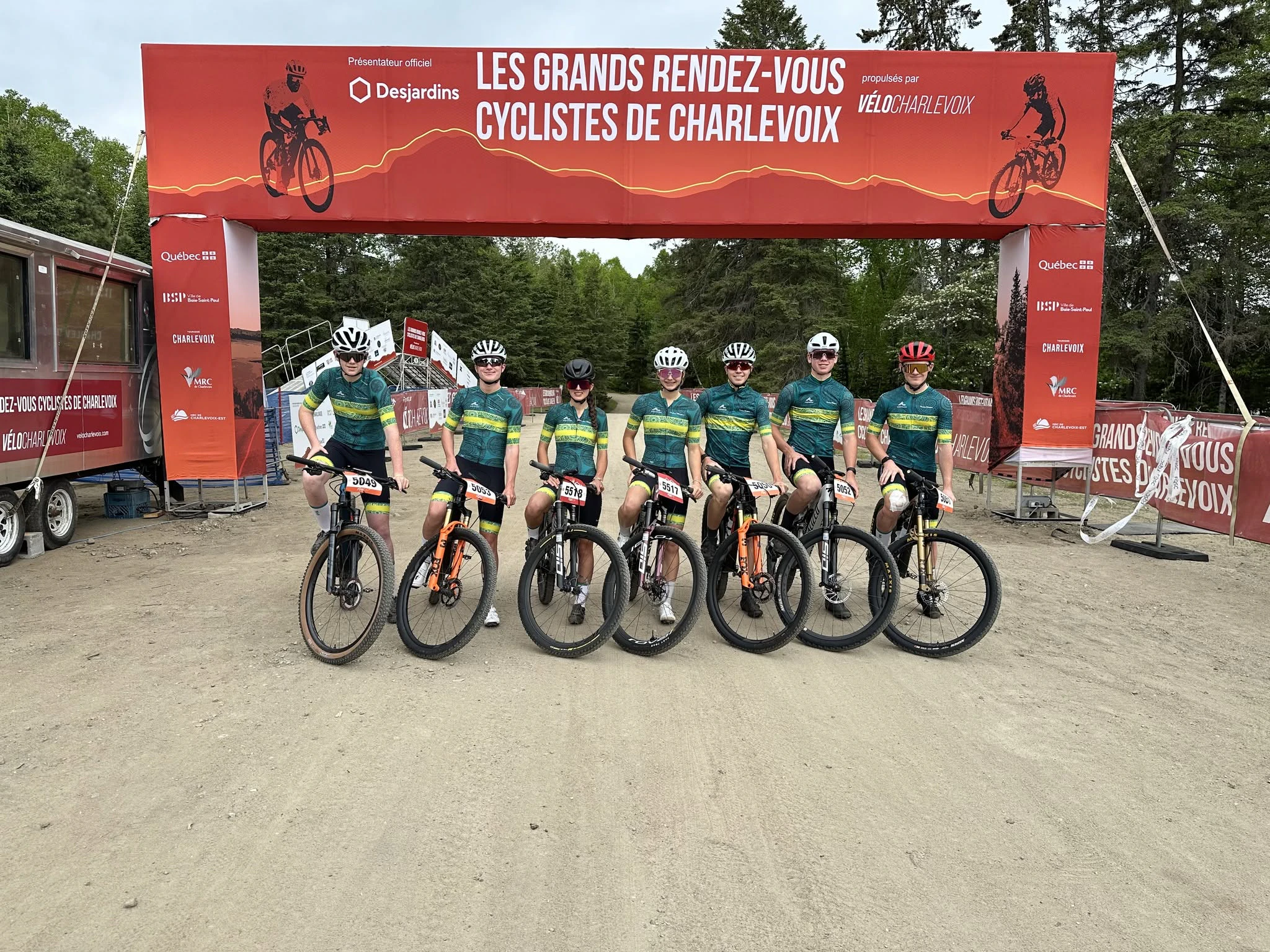 AusCycling MTB Development Academy U17 riders in Canada - 2026.