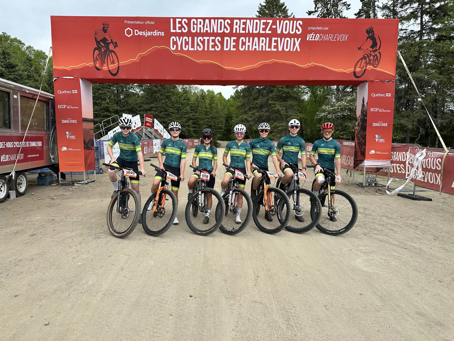 AusCycling MTB Development Academy U17 riders in Canada - 2026.
