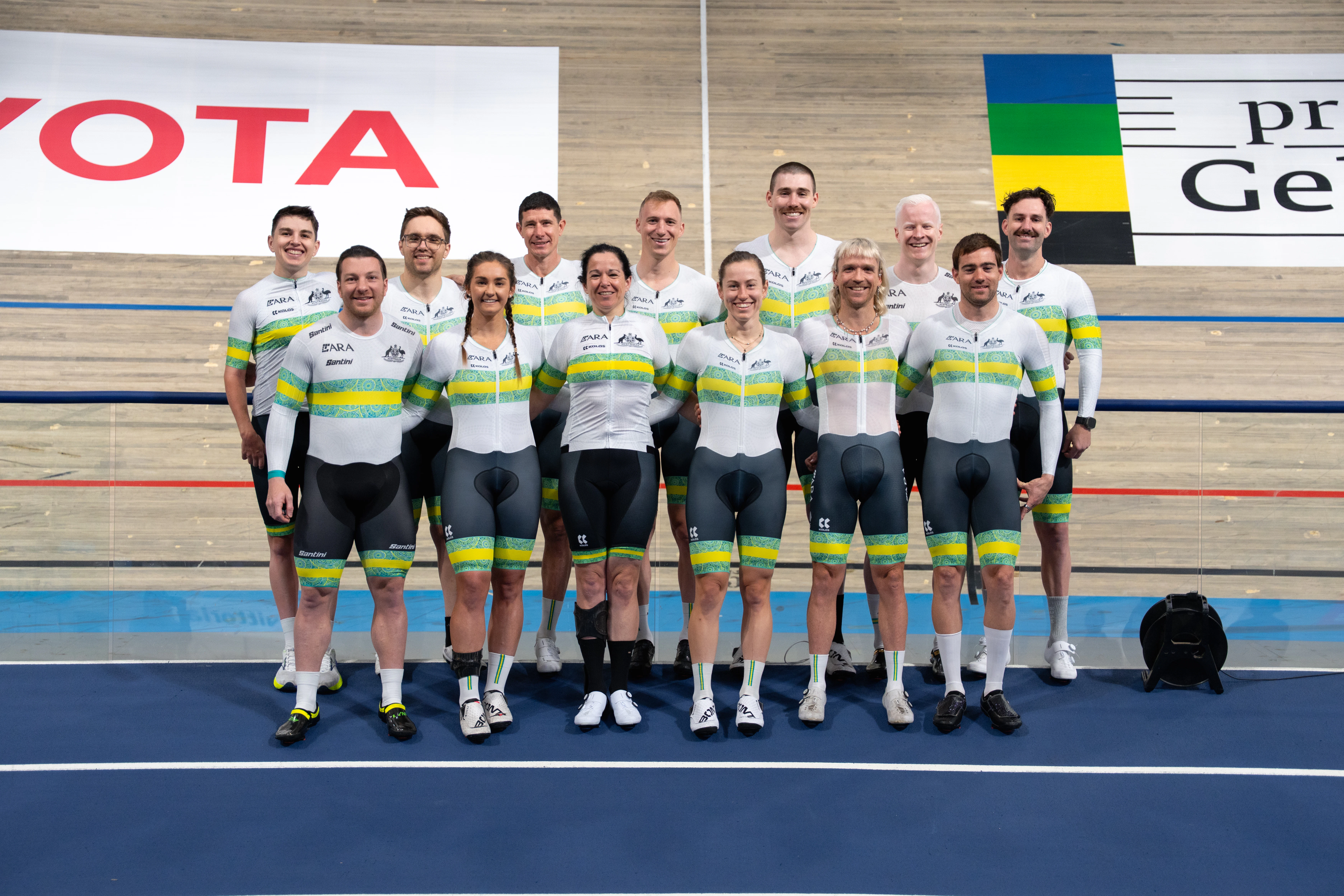 2026 UCI Para Cycling Track World Championships squad. Picture: Luke Zaccaria