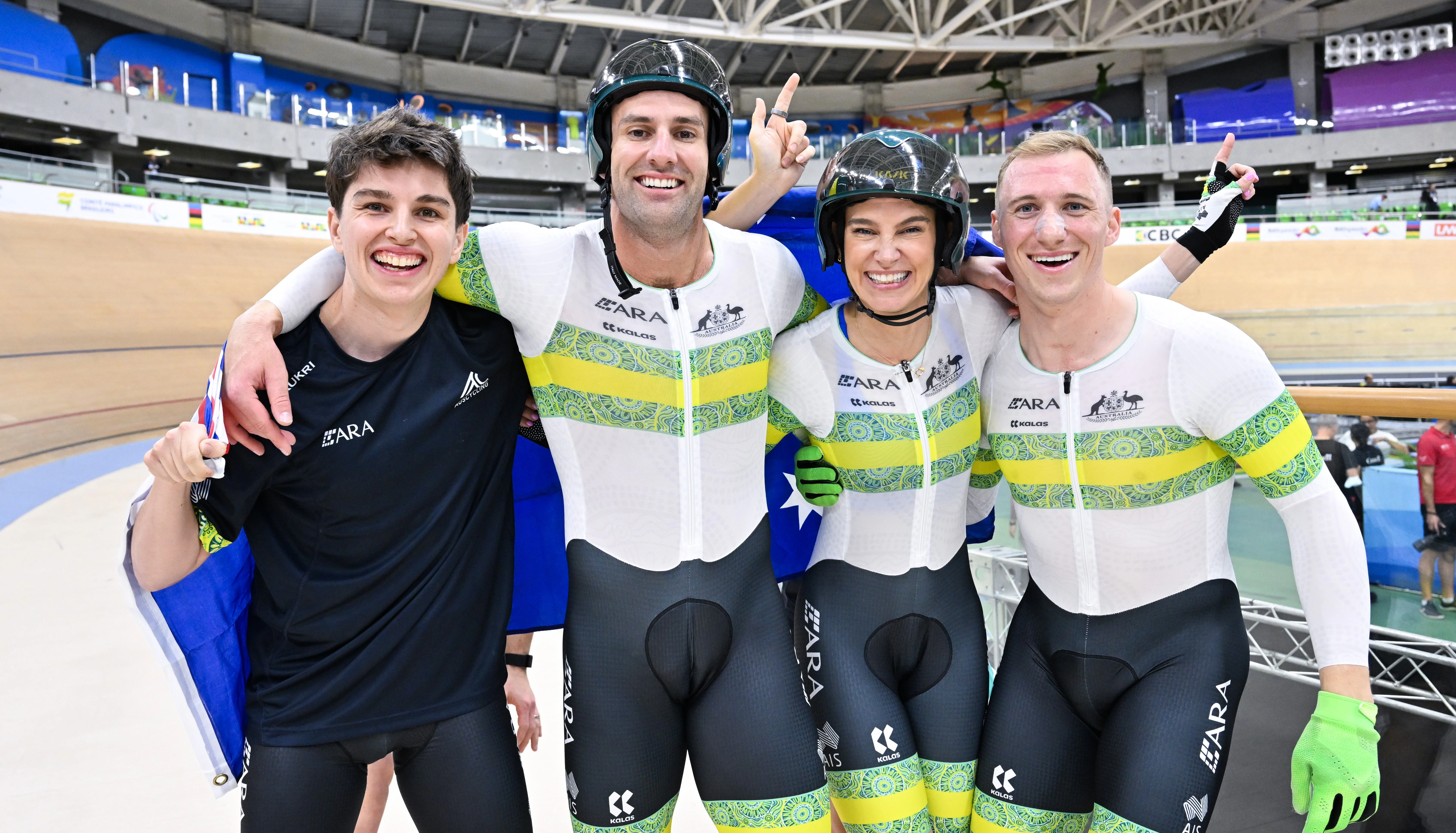 CROPPED C1-5 Team Sprint Para Cycling ARA Australian Cycling Team. Picture: Alex Whitehead/SWpix.com