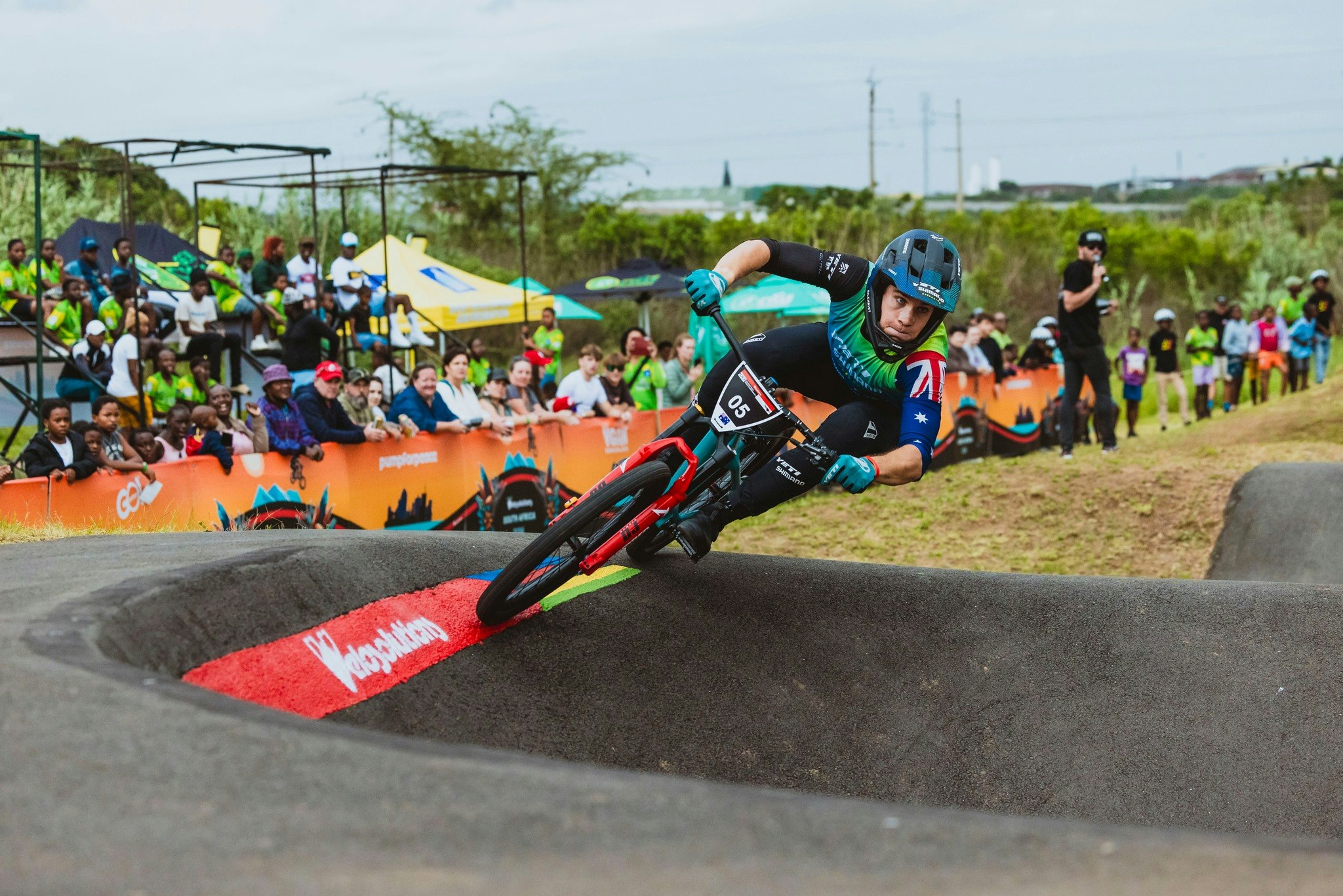 Ryan Gilchrist at the Velosolutions 2024 UCI Pump Track World Championships in Durban, South Africa. Picture: Dan Griffiths