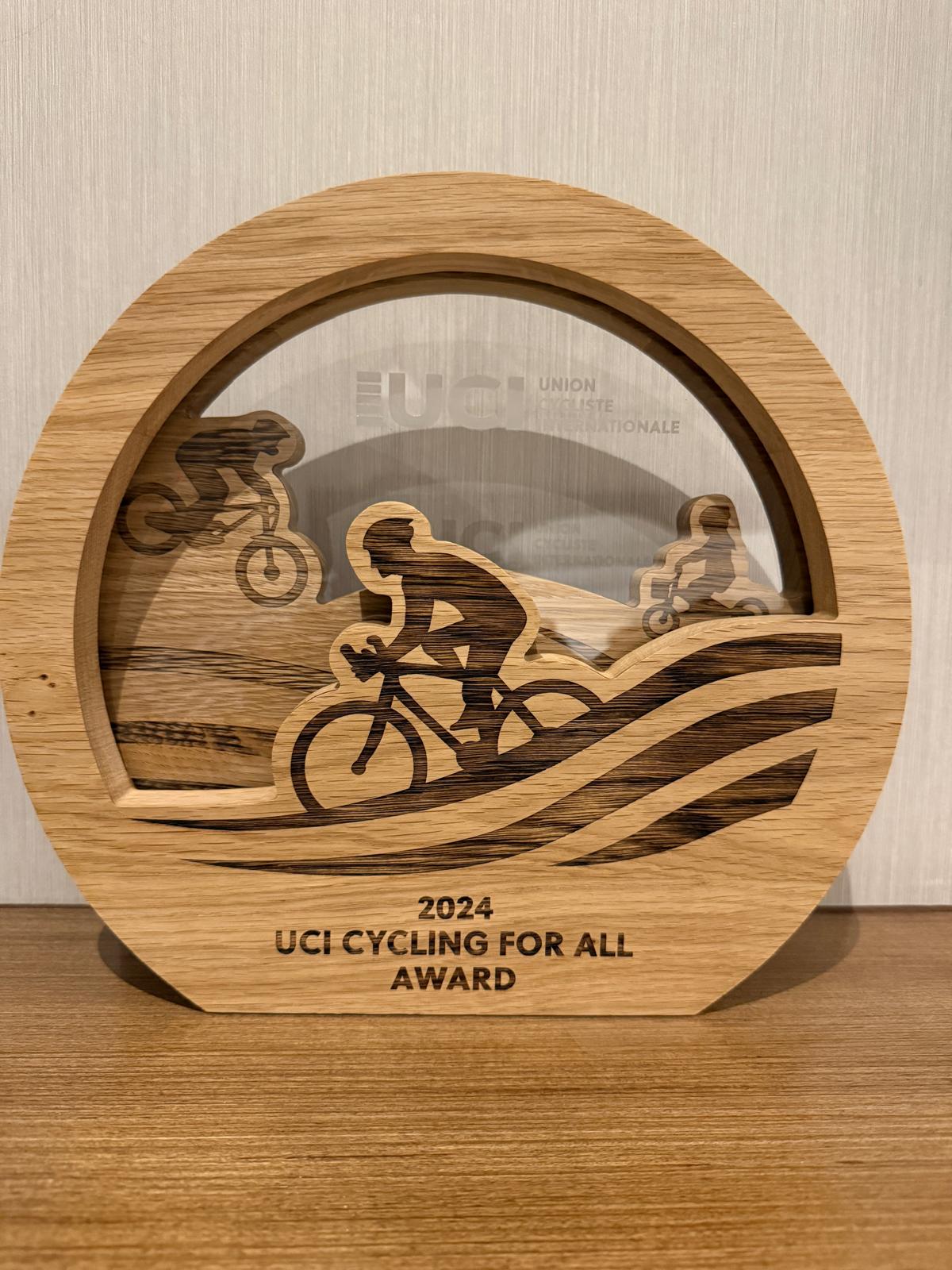 UCI Cycling for All award