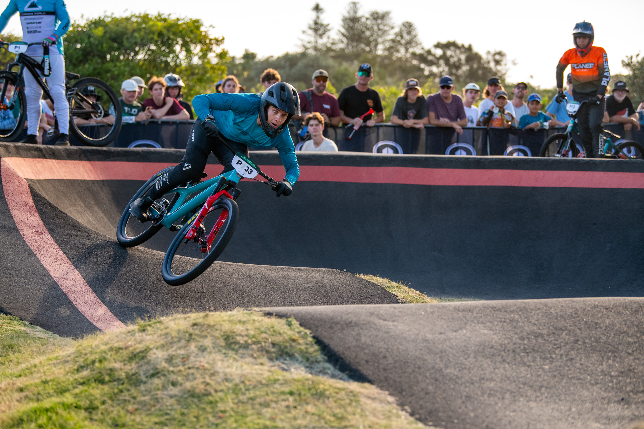 Gilchrist Turkovic conquer pump track national championship AusCycling