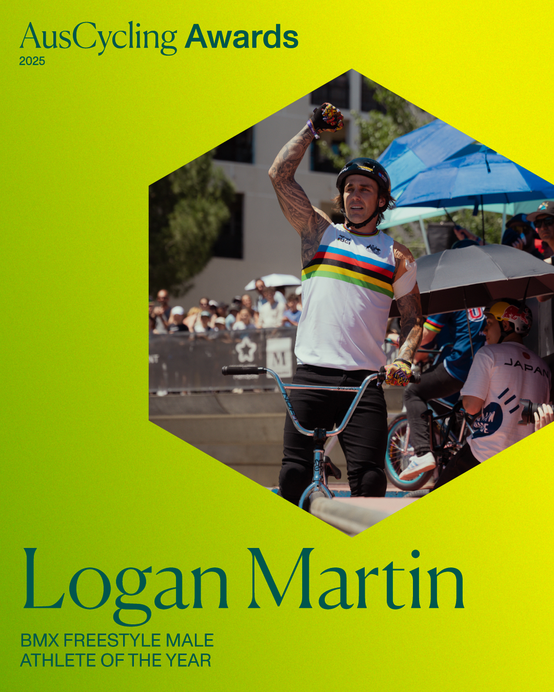 Logan Martin BMX Freestyle Male Athlete of the Year