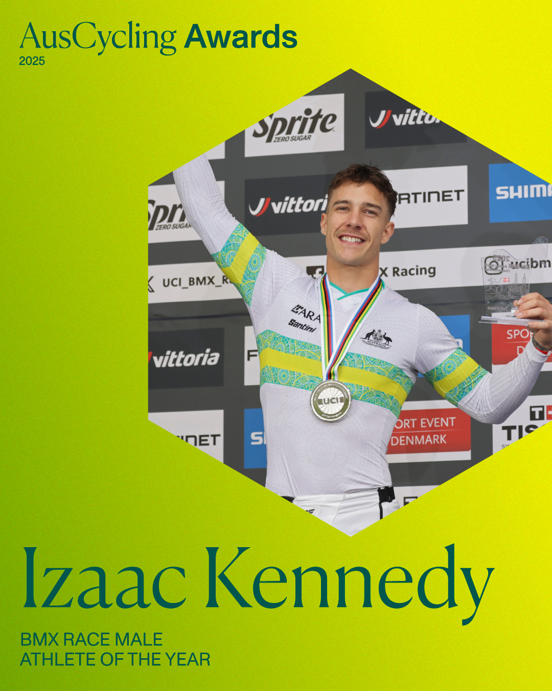 Izaac Kennedy BMX Race Male Athlete of the Year