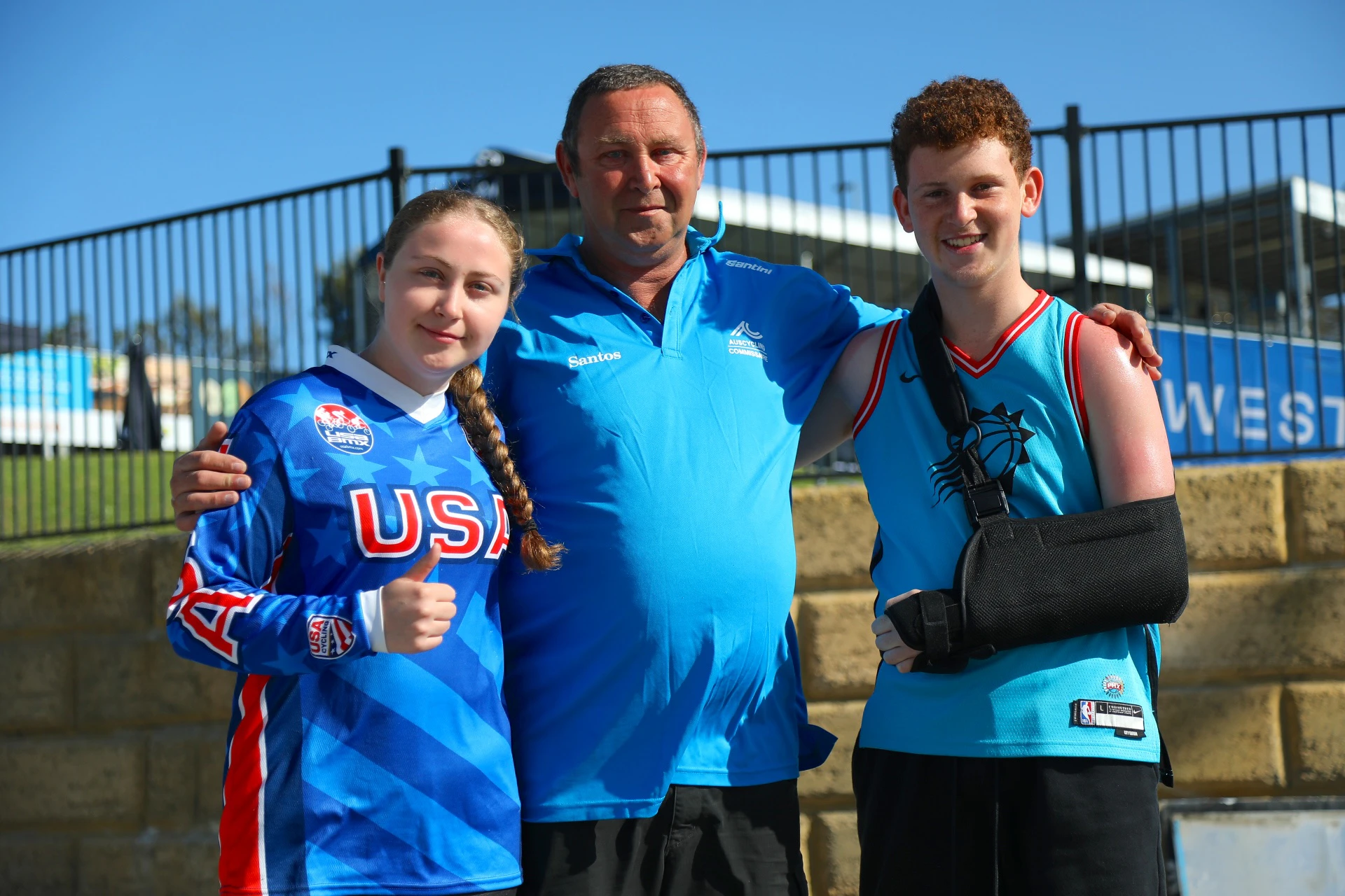 Michael, Oliver, and Isabelle Beames
