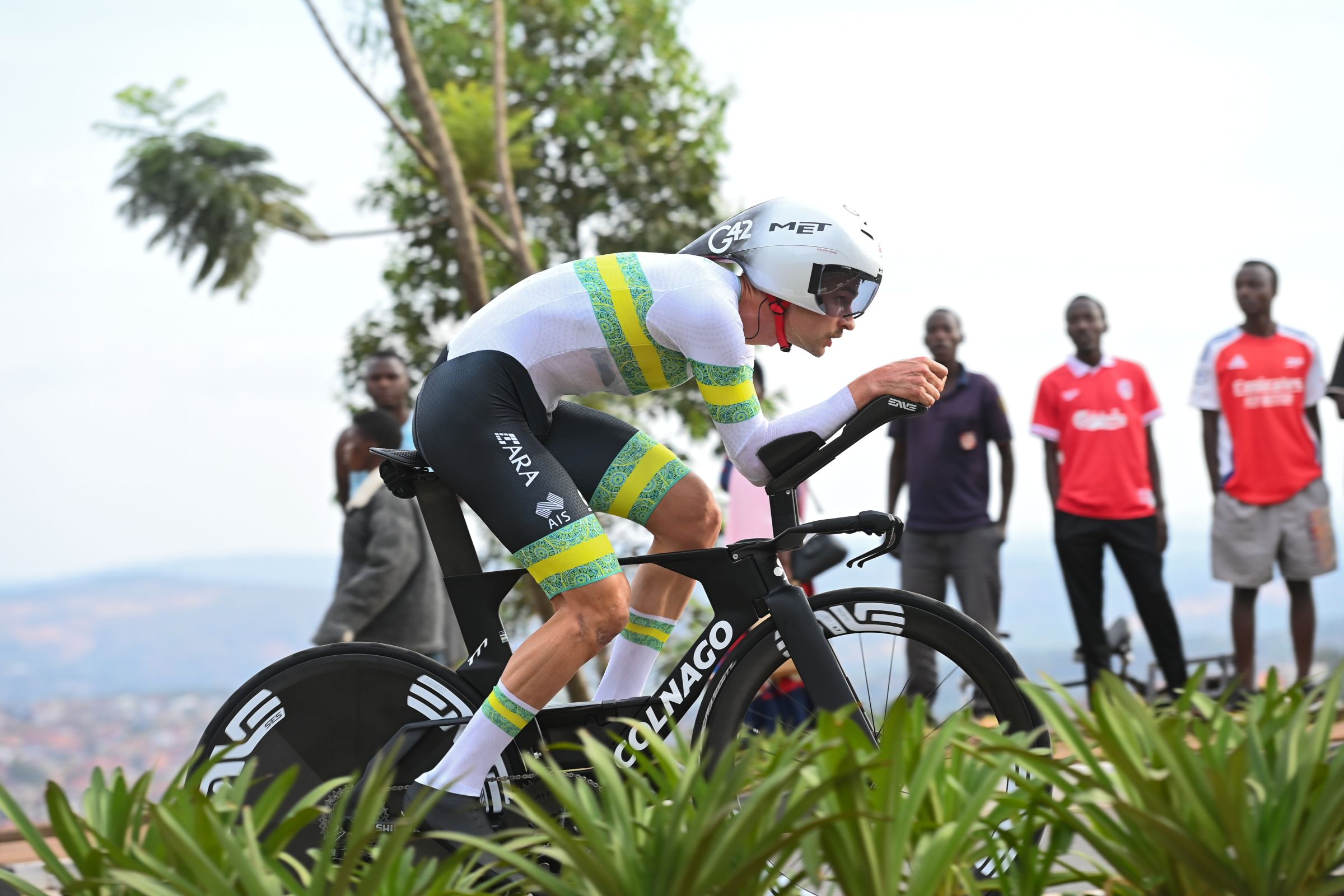 2025 UCI Road World Championships - BK Arena to Kigali Convention Centre, Kigali, Rwanda - Men Elite Individual Time Trial (ITT) - Jay Vine (Australia)