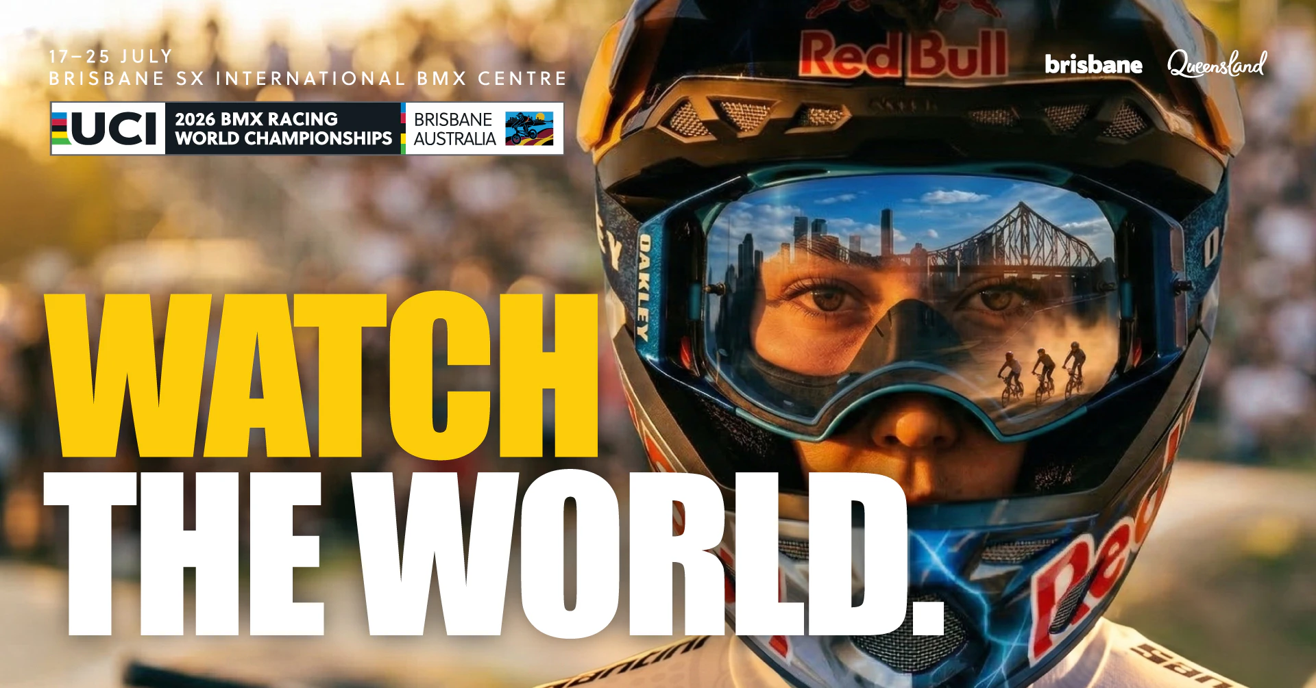 BMX Racing World Championships - Saya helmet closeup