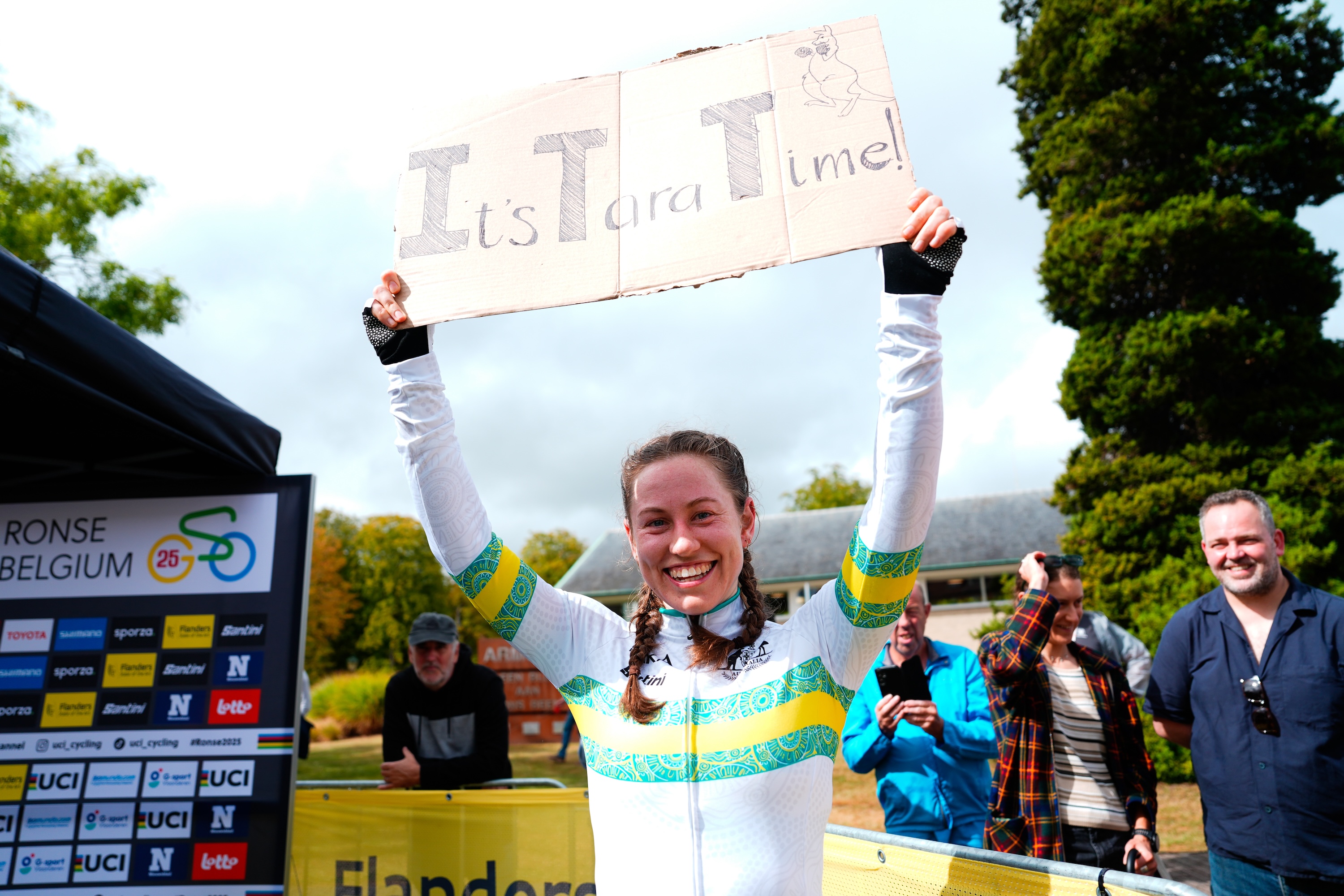 Tara Neyland came to Huntsville as a defending dual world champion and left the time trial with another Australian medal.