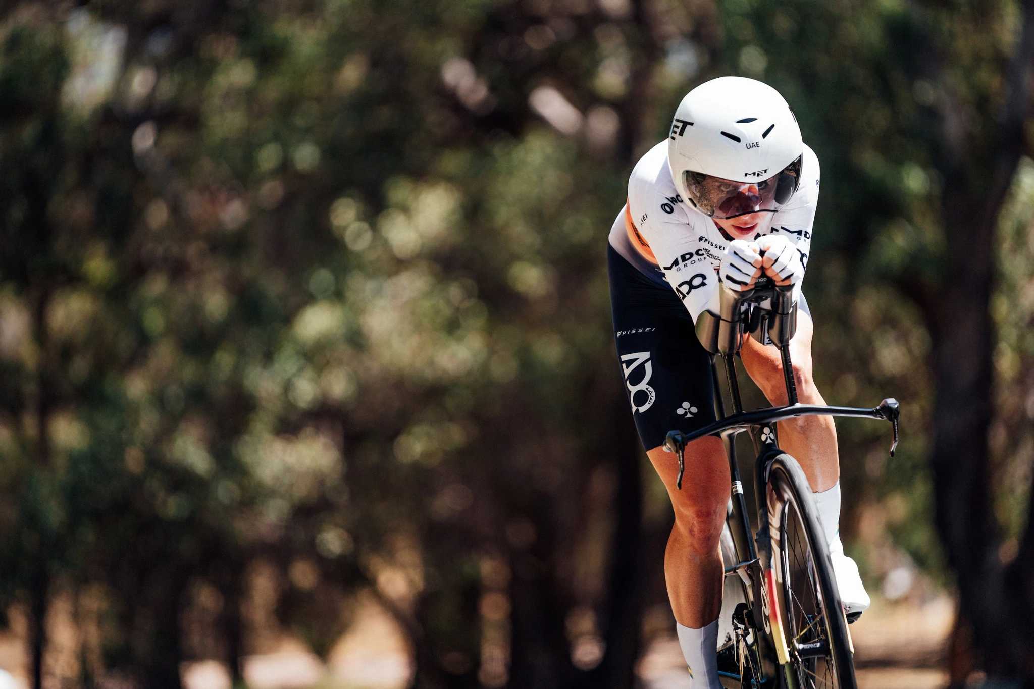 Brodie Chapman racing in the elite women's time trial at the 2025 AusCycling Road National Championships in Perth. Picture: ZW Photography