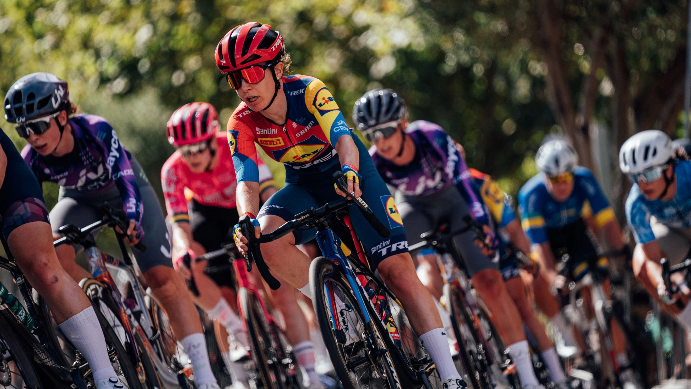 Australian cyclist Amanda Spratt at the AusCycling Road National Championships in Perth