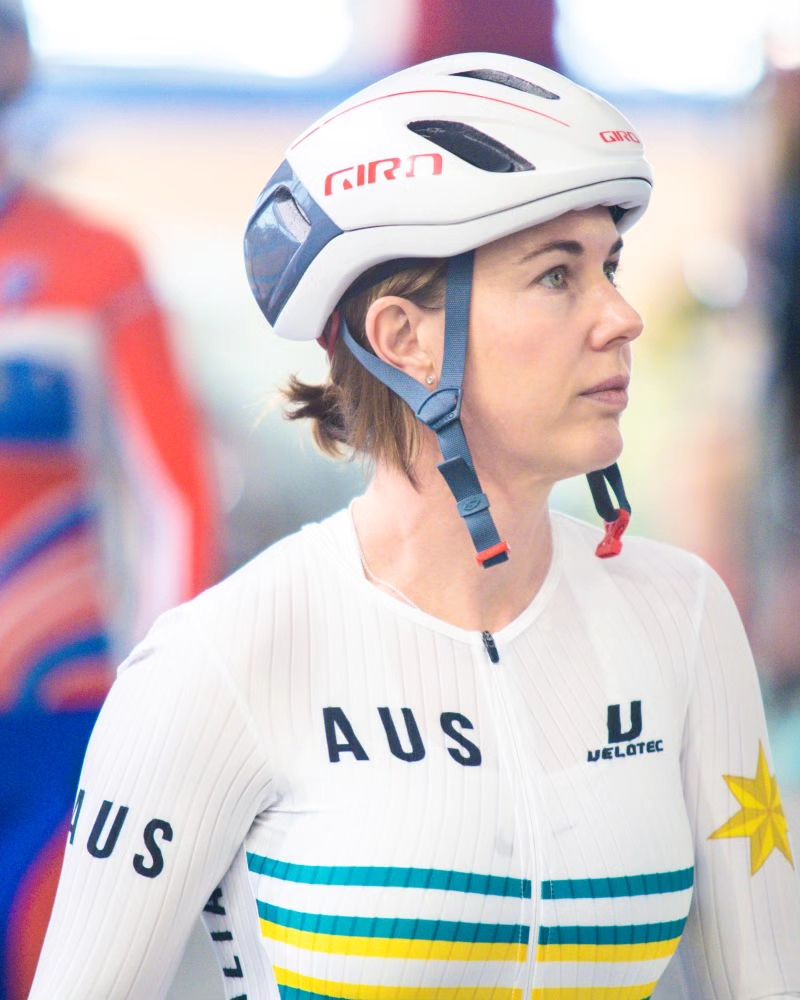 Alison Lee at the 2024 UCI Masters Track World Championships in Roubaix, France. Picture: Corentin Griffon