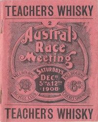 The earliest Austral program in the Archive is for 1908. The winner was M. McPherson 280yds.