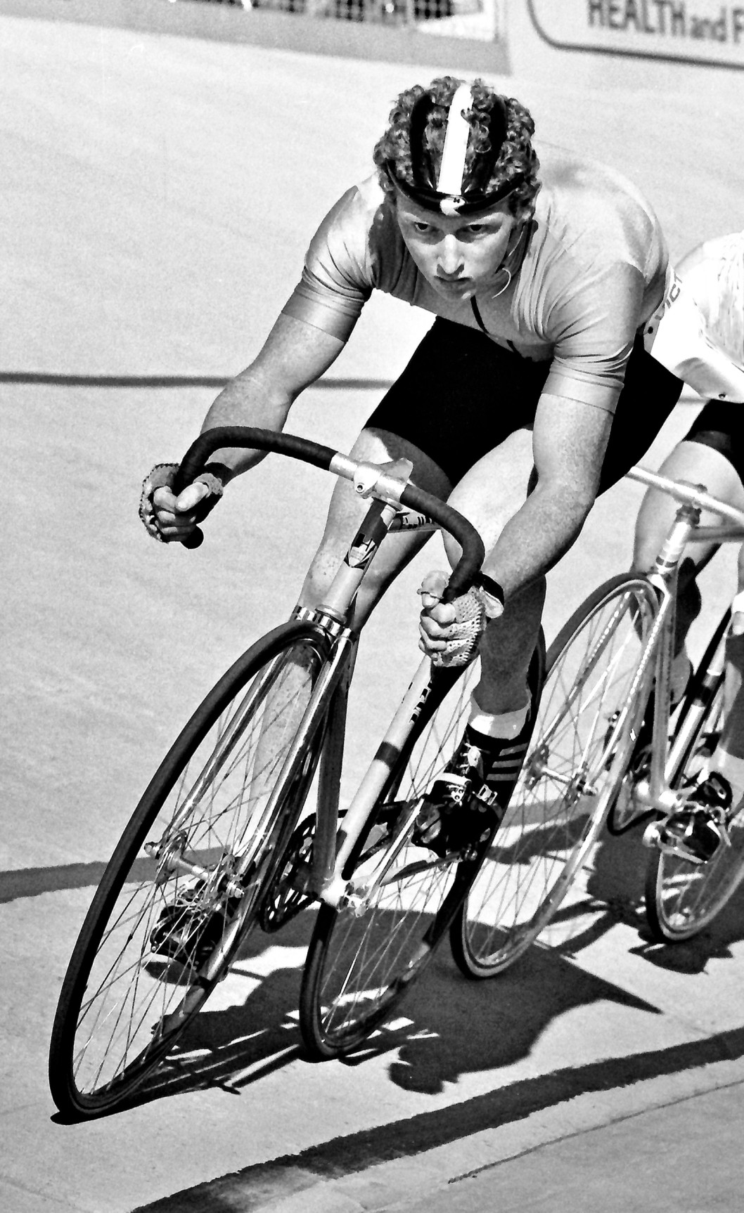 If you wish to associate a rider with a particular track then that is Stephen Pate and the Northcote Velodrome. He won four Australs there including one from 10 metres behind and another from 20 behind.