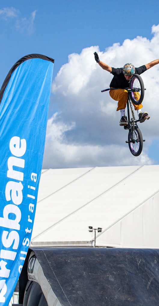 BCF Active Lifestyle Expo BMX rider 