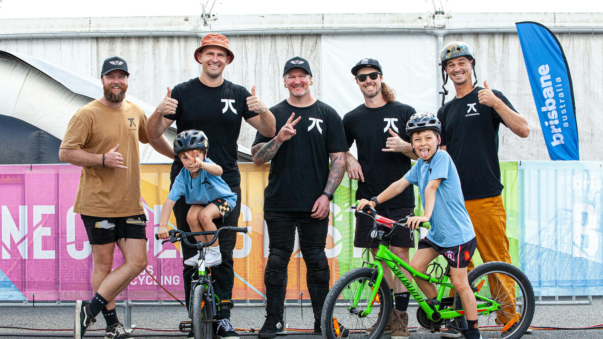 BCF Active Lifestyle Expo BMX riders