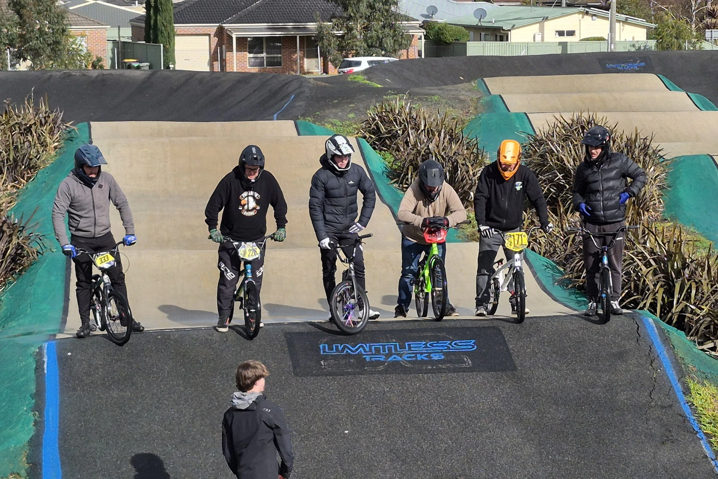 BMX student coaches in Ballarat for the Foundation Instructor Course 2026