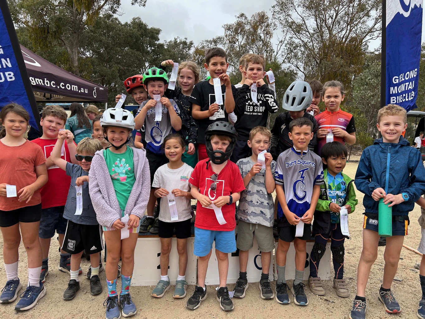 Geelong Mountain Bike Club also holds regular coaching sessions for young riders.