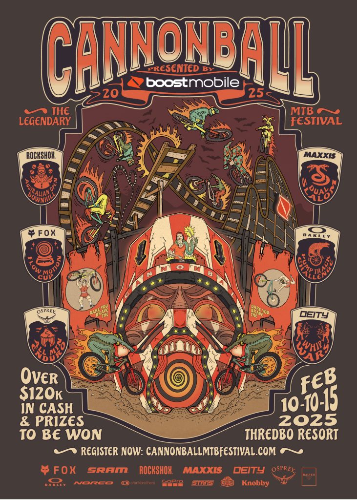 Cannonball Mountain Bike Festival - Digital Poster