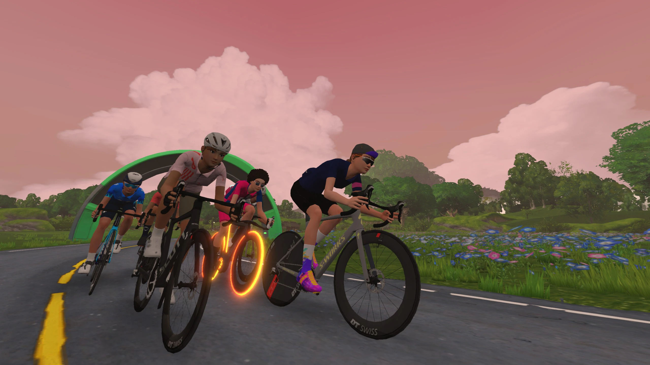 AusCycling Esports Nationals qualifier on Zwift.