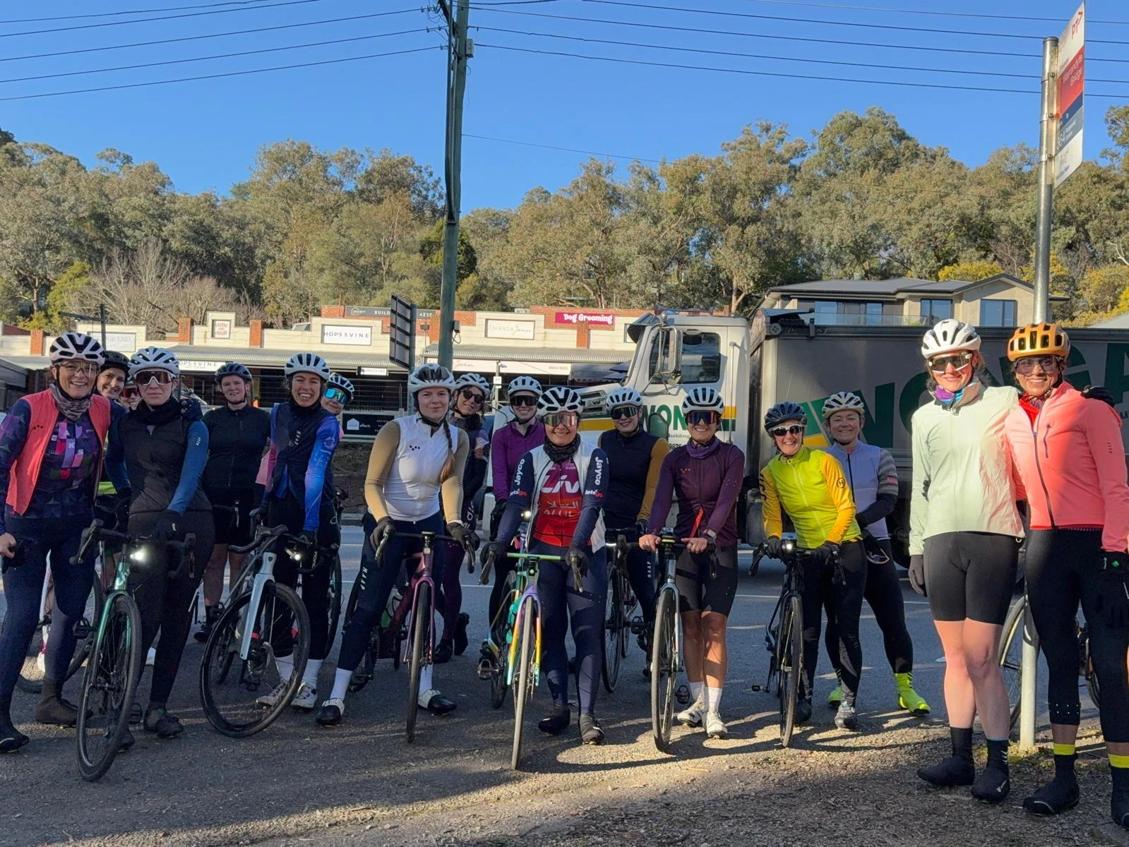 Hawthorn Cycling Club members taking part in the ShePeaks program. Picture: Supplied.