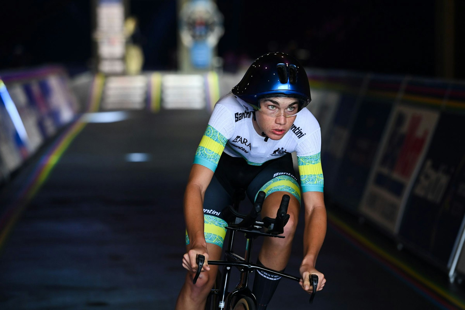 Max Goold (Australia) - 2025 UCI Road World Championships - BK Arena to Kigali Convention Centre, Kigali, Rwanda - Men Junior Individual Time Trial (ITT) 