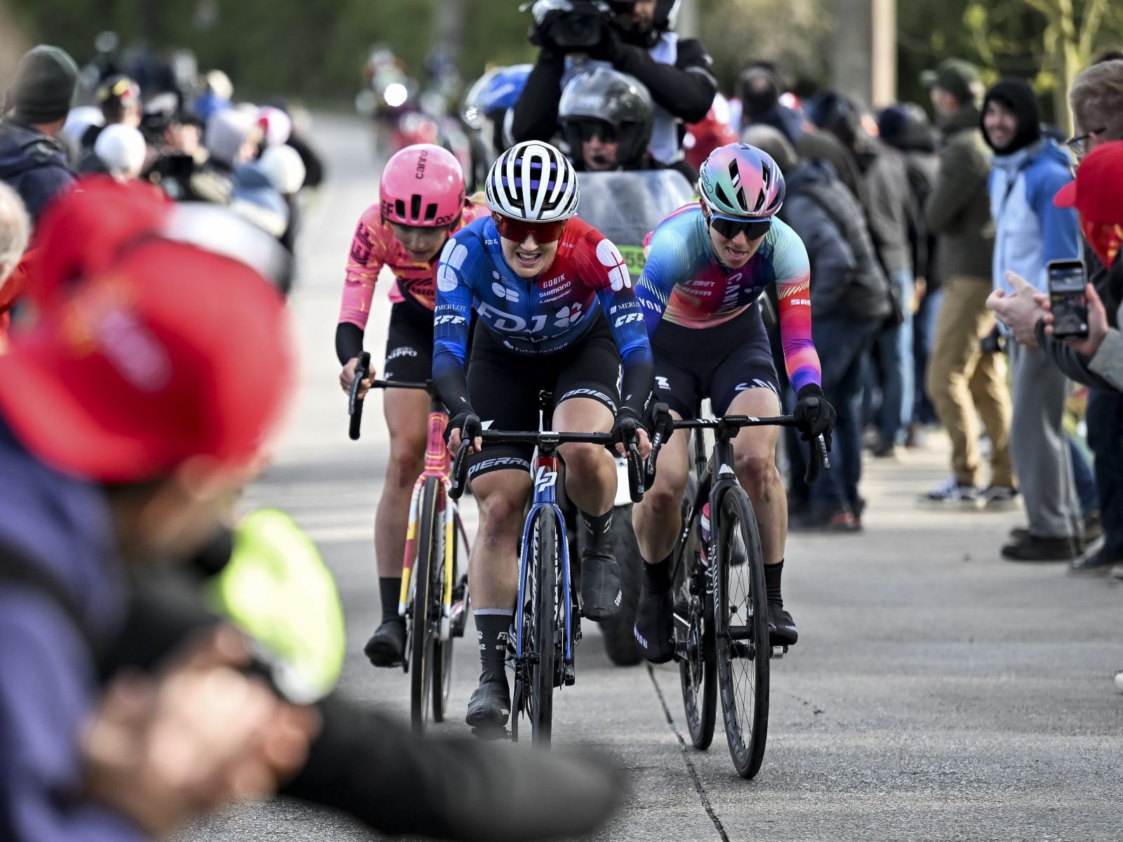 Grace Brown in the 2024 Liège-Bastogne-Liège. Picture: A.S.O./Billy Ceusters