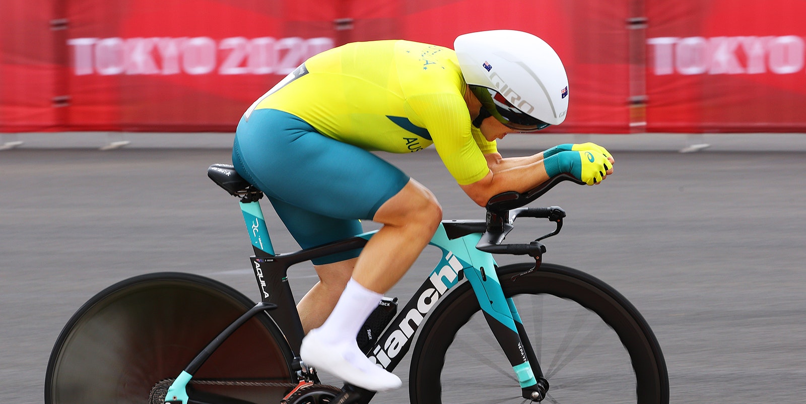 Grace Brown time trial at Tokyo Olympics