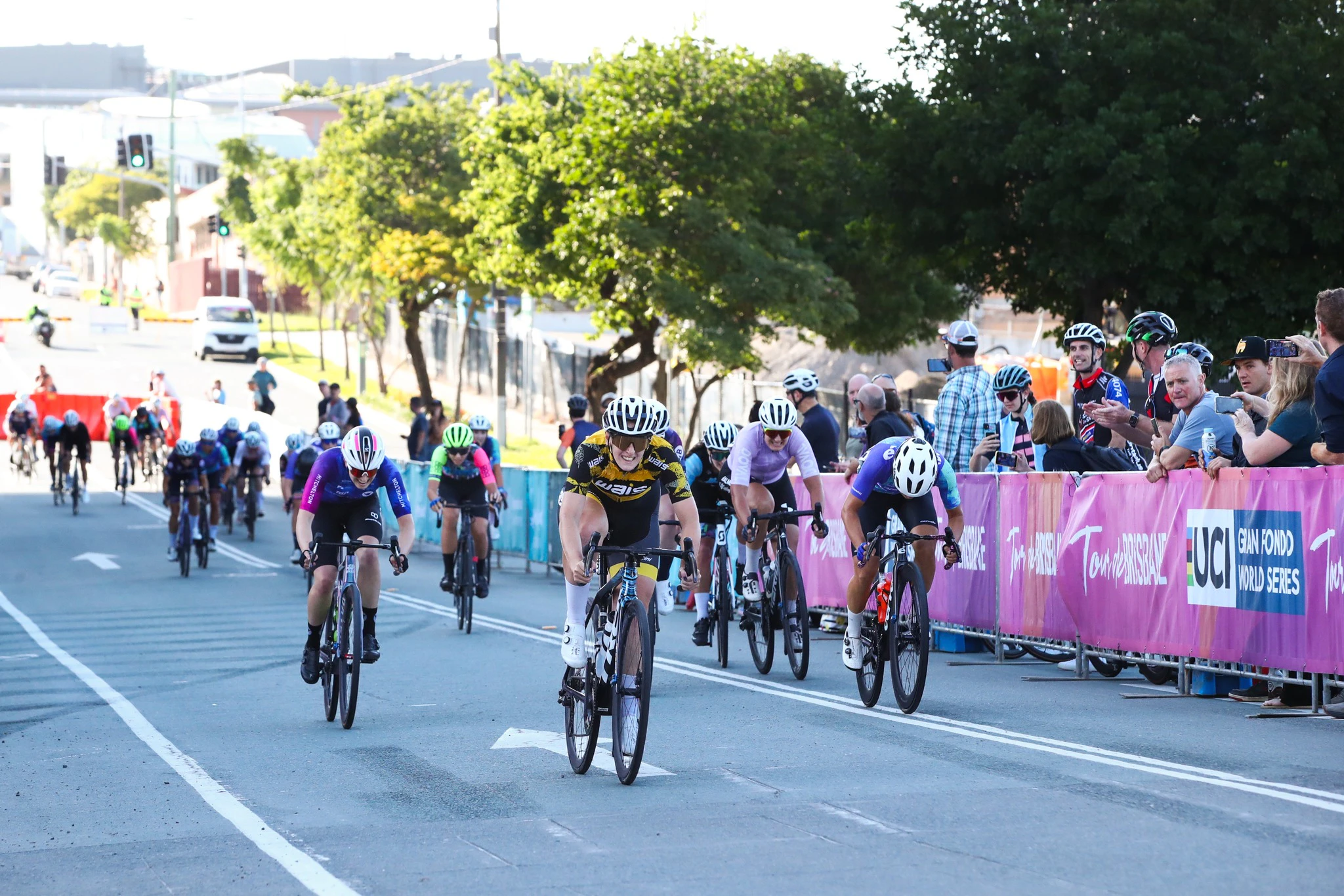 Isla Carr wins the 2024 Tour de Brisbane. Picture: Raceatlas.