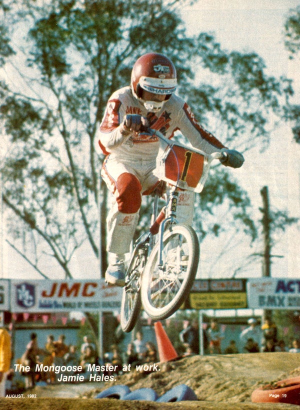 Jamie Hales 1982 Australia BMX Titles