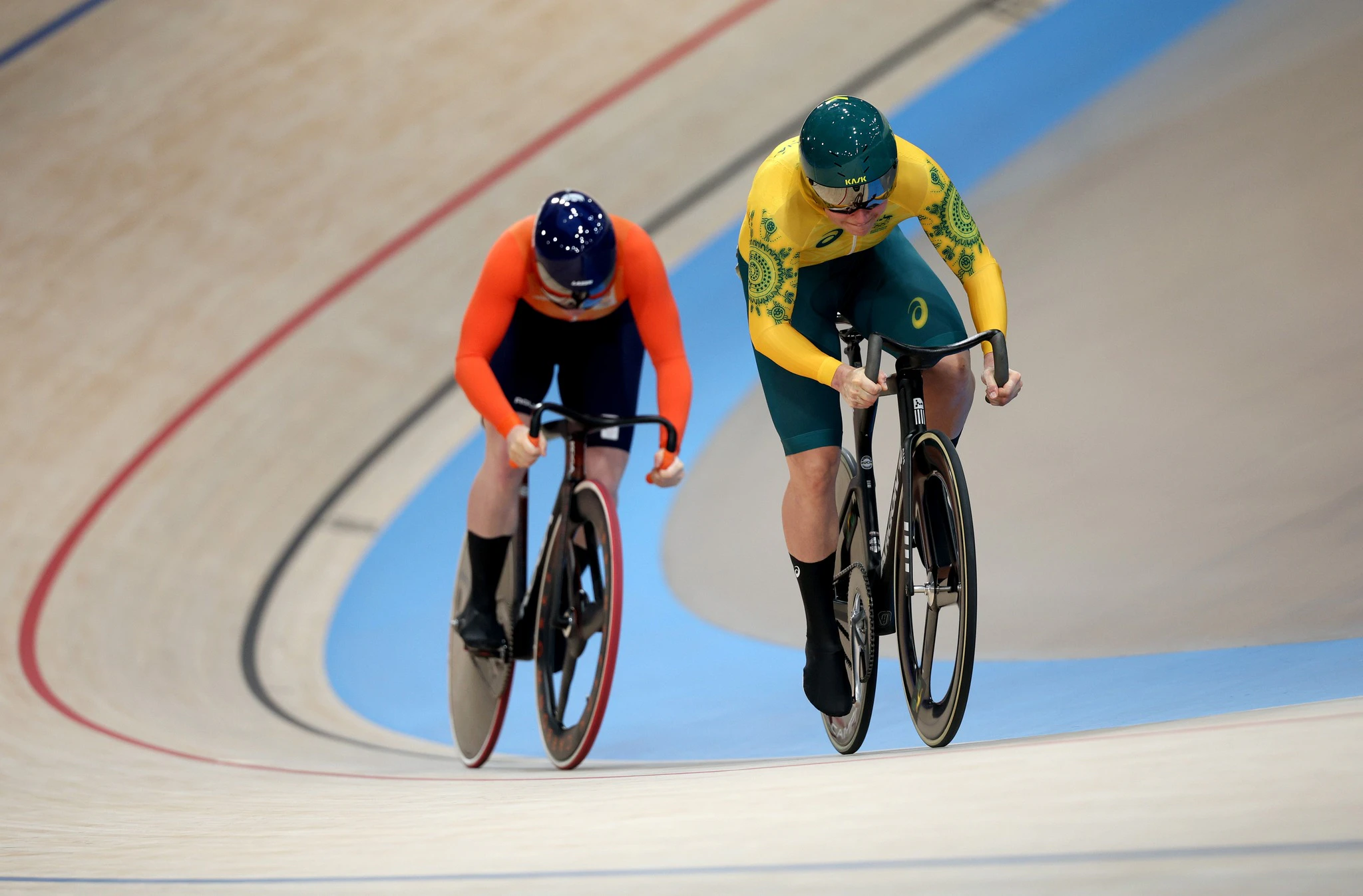 Kristina Clonan racing in the sprint at the Paris 2024 Olympic Games. Picture: Jared C. Tilton/Getty Images.