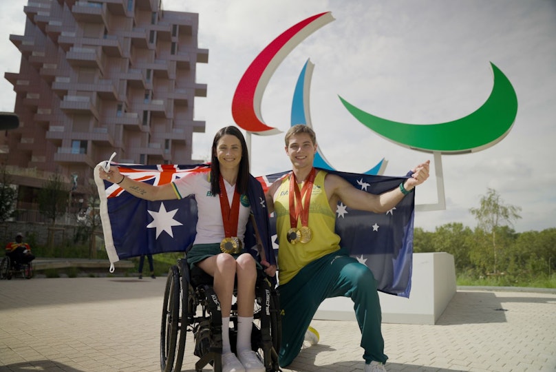 Lauren Parker proud to be a role model as Australian flag bearer at