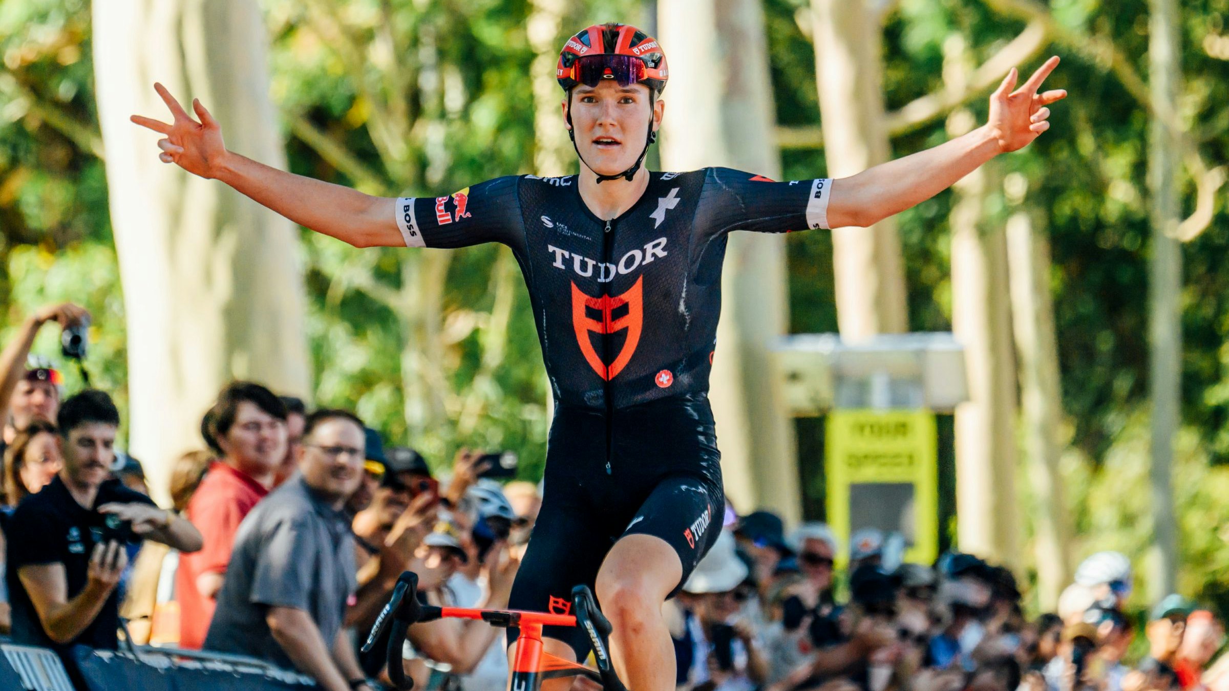 Jackson Medway wins the Under-23 men's road race at the Westbridge Funds Road National Championships in Perth RoadNats26