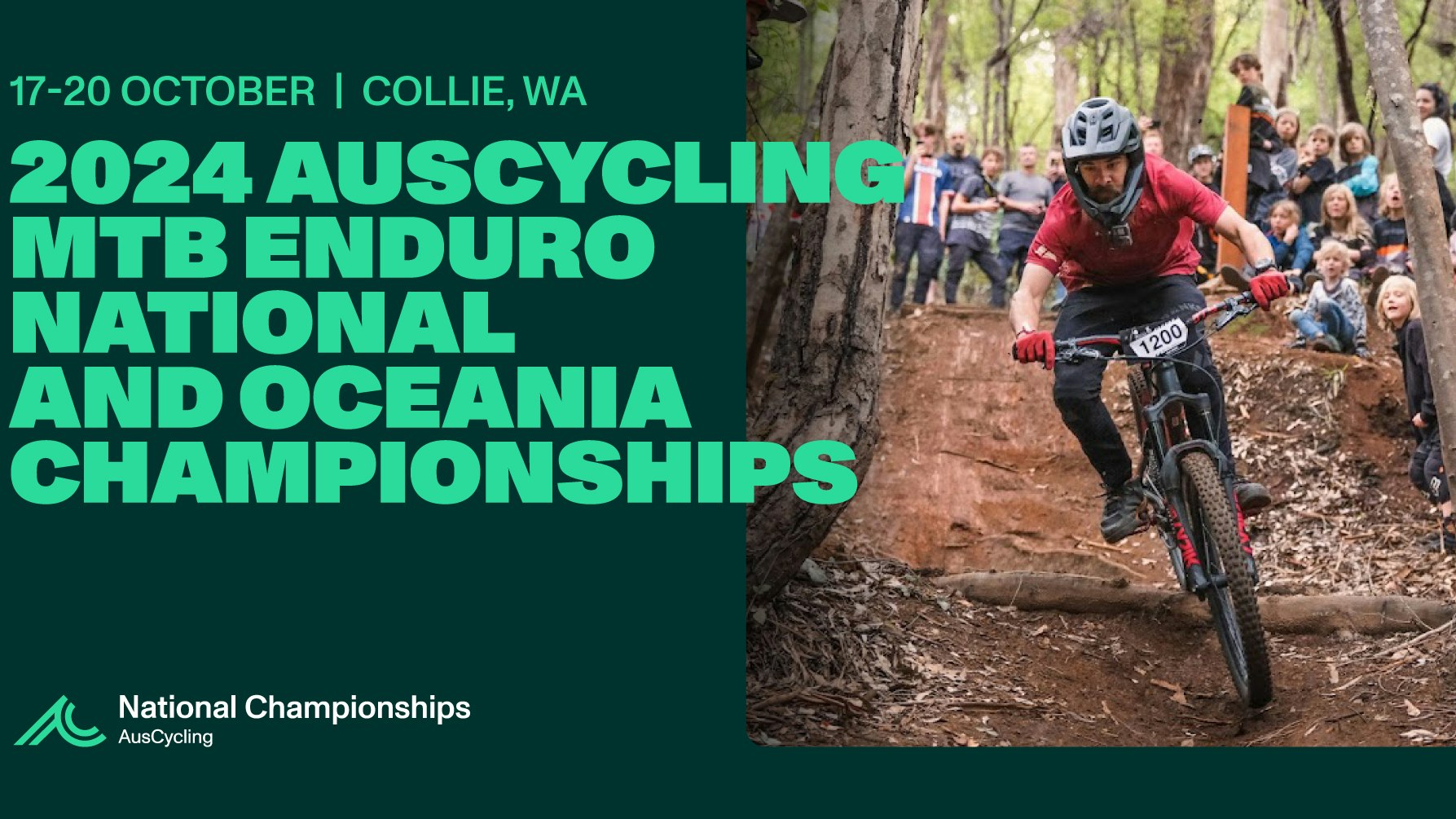 AusCycling Enduro National and Oceania Championships poster