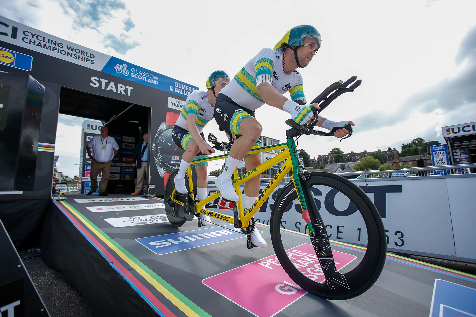 ARA Australian Cycling Team cyclists UCI time trial