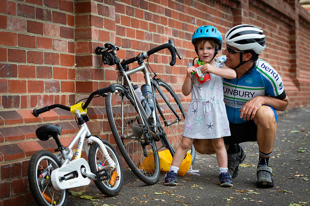 Ride Melbourne - Father and daughter cyclists